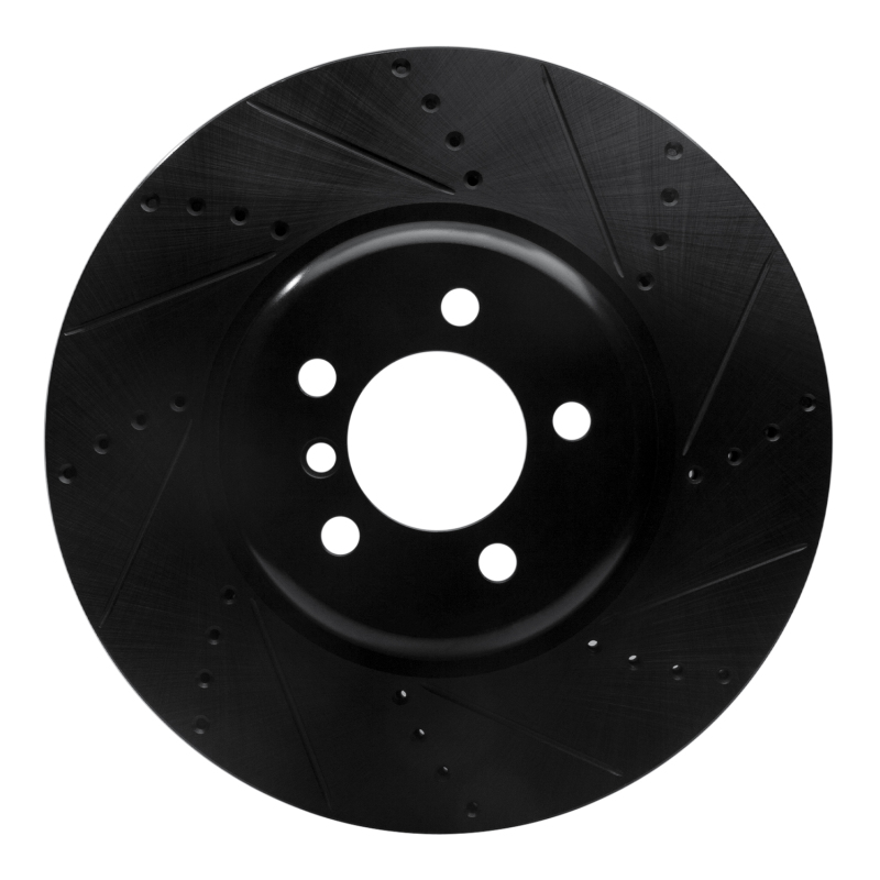 BMW 440I Coupe Brake Rotor (1) - Front Right - R1 Concepts - Drilled & Slotted - Black - `13-`20 BMW 440I Coupe Brake Rotor (1) - Front Right - R1 Concepts - Drilled & Slotted - Black - `13-`20